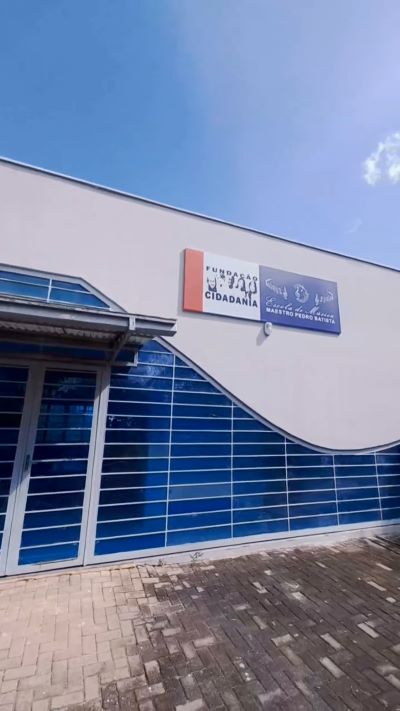 Fachada da Escola de Música da Fundação Cidadania